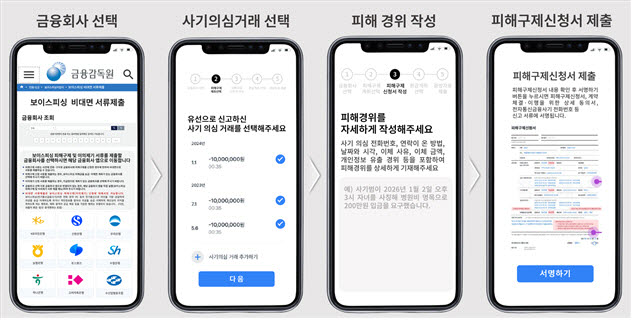 보이스피싱 피해구제도 앱으로…영업점 안 가도 서류 제출