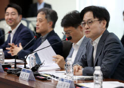 [포토] 민관 합동간담회 발언하는 김정관 산업부 장관                                                                                                                                                      