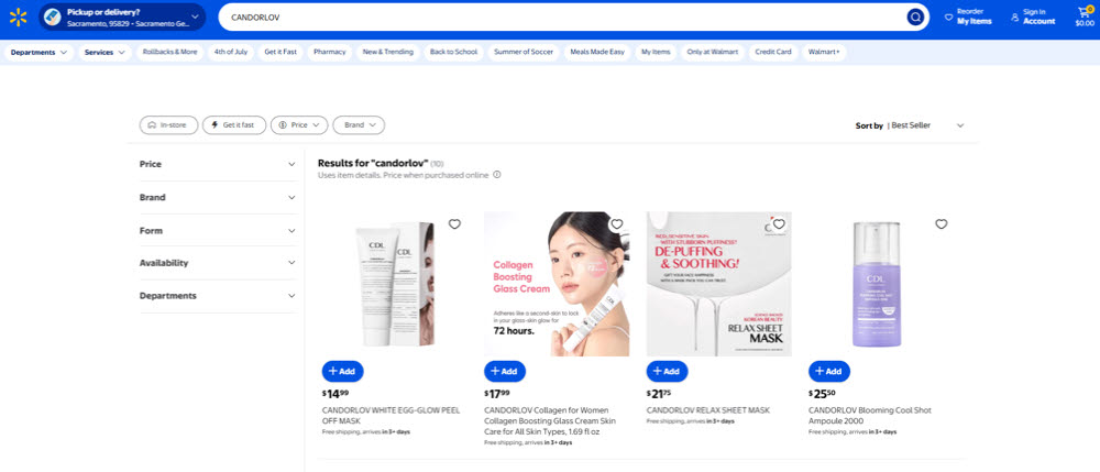 바이오비쥬, 메디컬 코스메틱 '칸도럽' 미국 공략 확대…월마트 온라인 입점