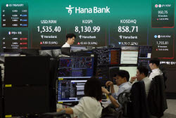 코스피, 8300선 찍고 하락 전환…7900도 깨졌다