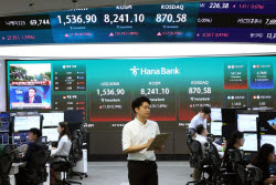 '슈퍼위크'에도 방향성 못 찾은 코스피…8050선 약보합 마감