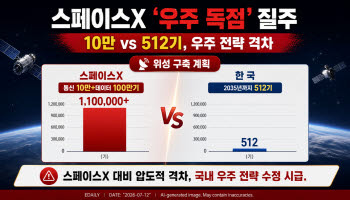 10만기 띄우는 스페이스X…'한국판 스타링크' 2035년으론 늦는다
