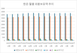 고환율로 4200억달러대 정체 중인 외환보유액…대미투자금 조달 부담↑