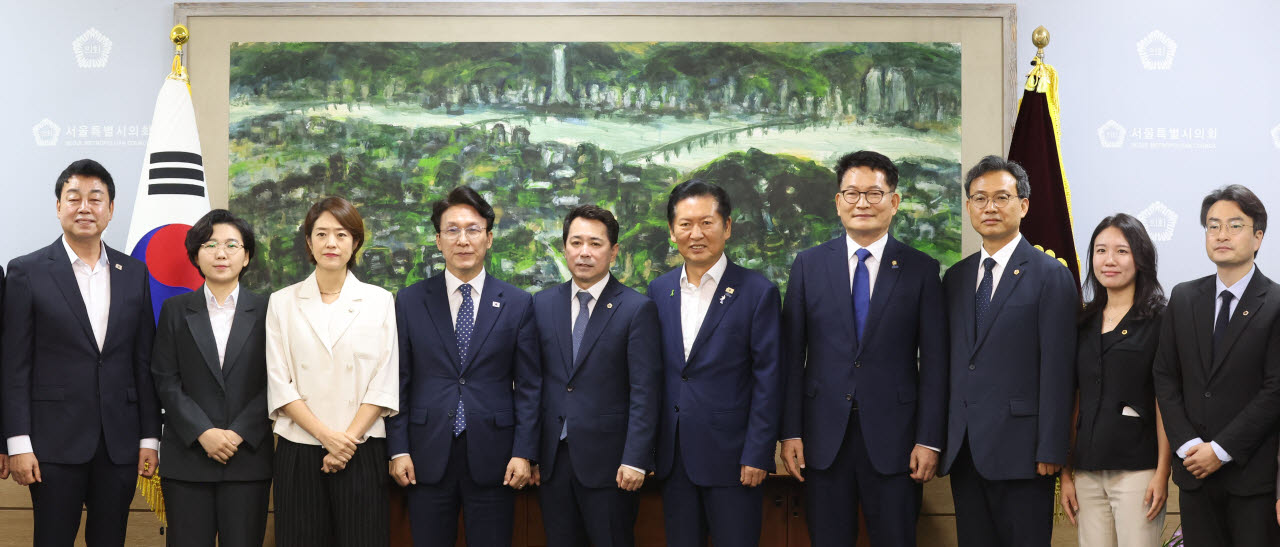 서울시의회, 더불어민주당 당대표 후보자 초청 간담회                                                                                                                                                