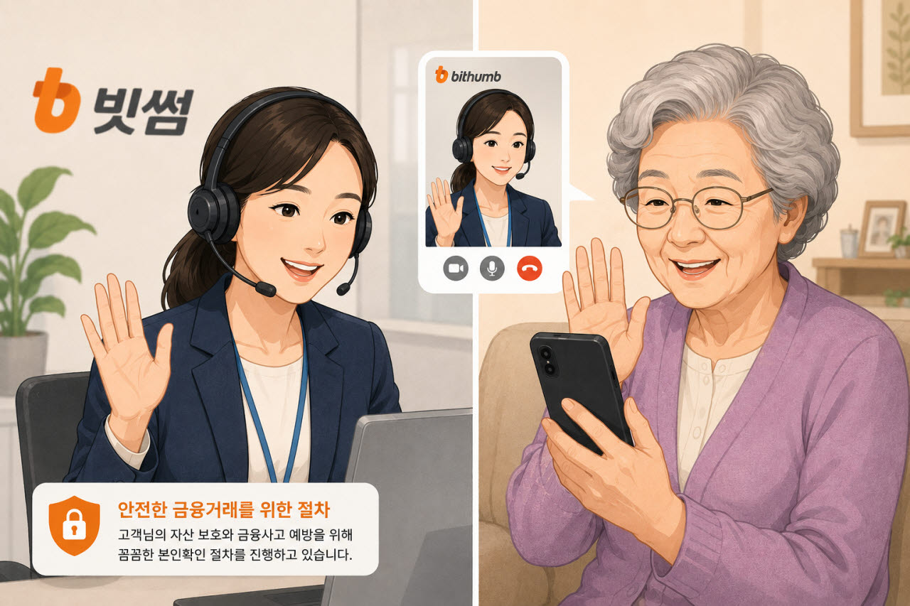 빗썸, 초고령층에 '영상통화 확인' 절차 도입…선제 안전장치 마련