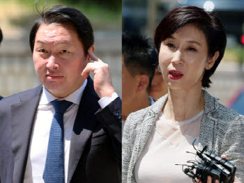[속보]법원 "최태원, 노소영에 재산분할금 9440억원 지급"