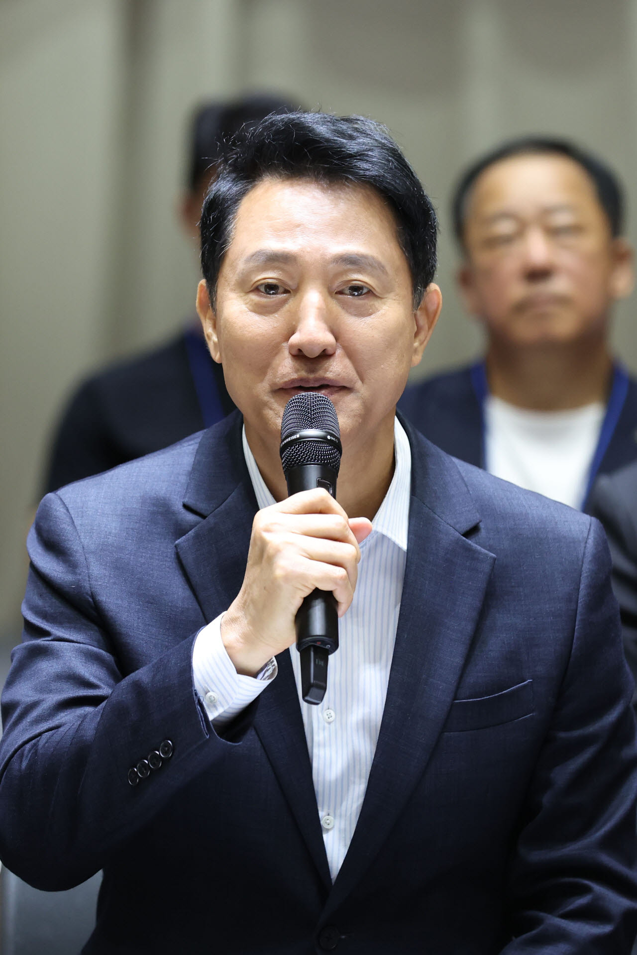 [포토]오세훈 시장, "정부 세제개편, 집값 못 잡고 전월세만 올려"