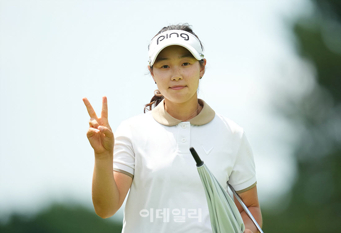 강서연,우승 확정 브이 미소                                                                                                                                                                        