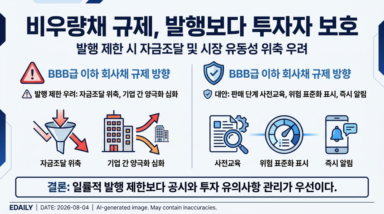 비우량채 발행 규제론까지…판매절차 촘촘한 설계가 현실적