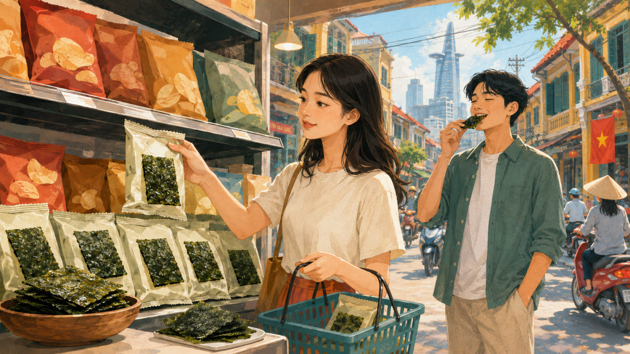과자 대신 김 집어든 베트남…한국산 마른김 수입 69% 급증[食세계]