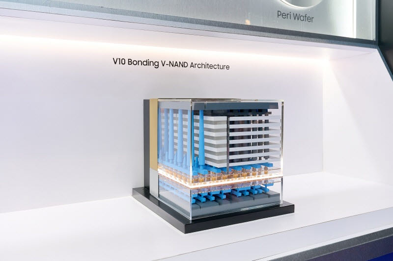 삼성전자 V10 낸드, 400단 돌파…속도 33%·밀도 58% 향상