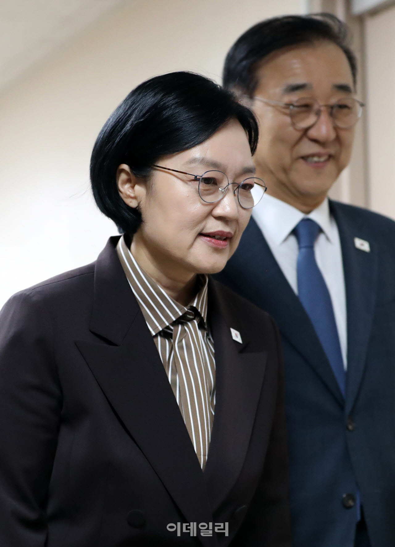  기자회견 참석하는 한성숙 국무총리                                                                                                                                                                