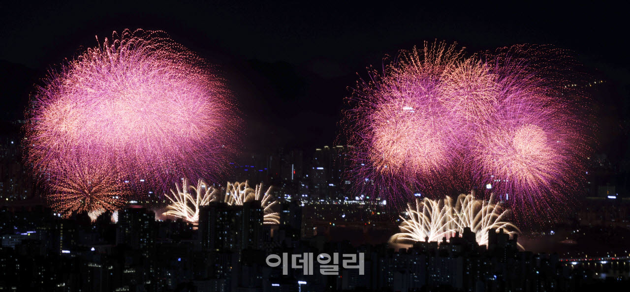 서울을 비춰주는 불꽃                                                                                                                                                                              