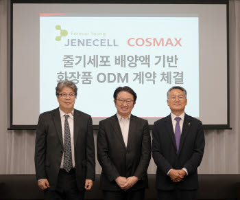 제네셀, 코스맥스와 손잡고 줄기세포 화장품 개발…K-뷰티 시장 진출