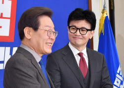 "한동훈, 李대통령 제치고 '신뢰 정치인' 1위"