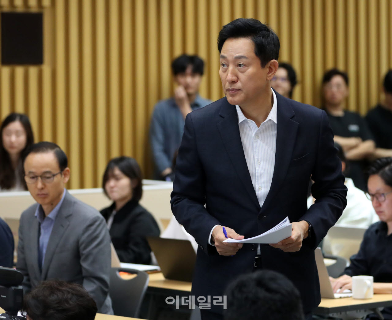  오세훈, 서울 주택정책 설명회                                                                                                                                                                     