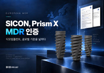 디오, 신제품 ‘SICON · Prism X’ 유럽 MDR 인증
