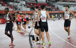 실격 날벼락 당한 육상 남자 400m 계주, 항소 받아들여져 '결선 진출'