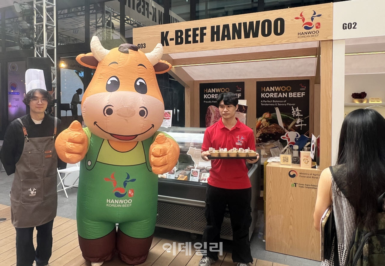 [포토] 전국한우협회, 홍콩 K-Festival 팝업스토어 운영