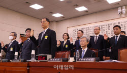 [포토]대법원 국정감사, '증인선서 거부한 조희대 대법원장'                                                                                                                                      