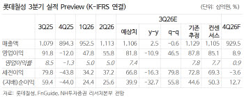 롯데칠성, 비용 부담 높지만 해외 사업 비중 확대는 긍정적…'매수'-NH