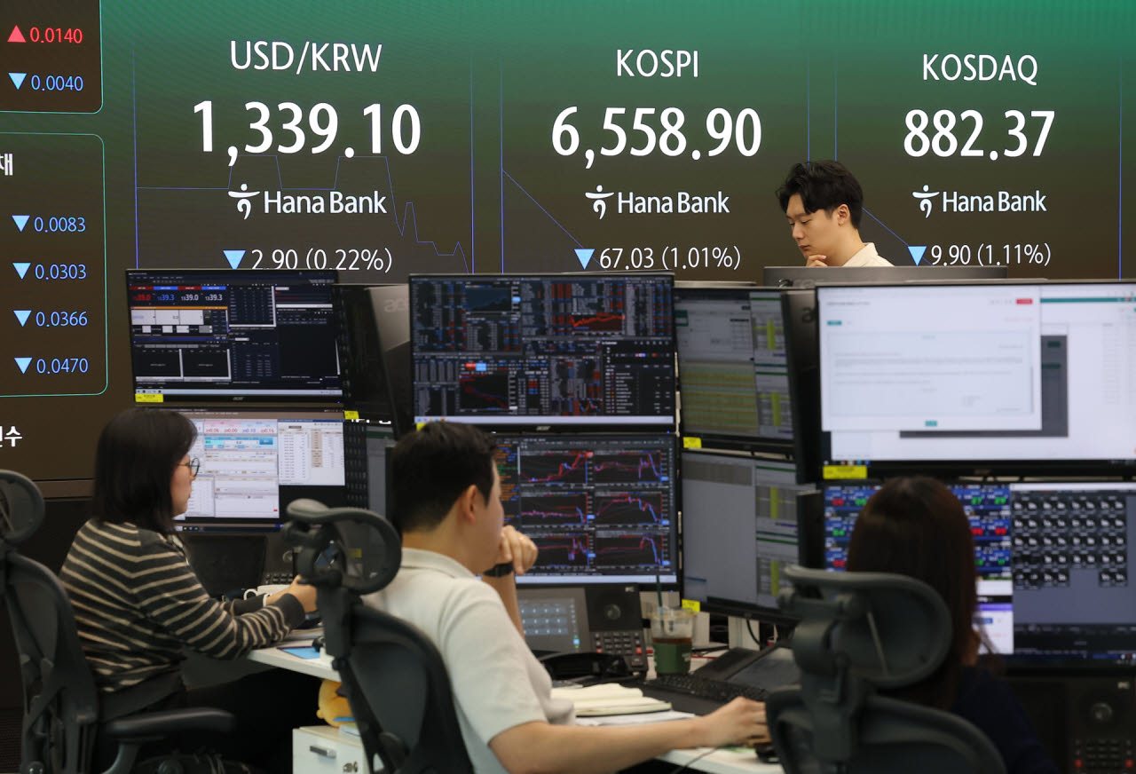 유가 불안·달러 강세에도…환율 1330원대로 하락