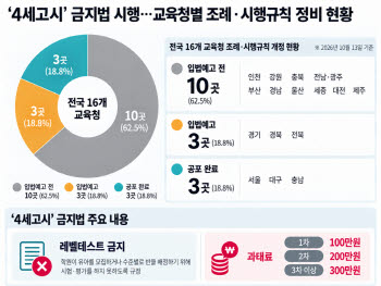 [단독] '4세 고시' 금지시켰는데…10개 교육청 처벌기준 마련 못해
