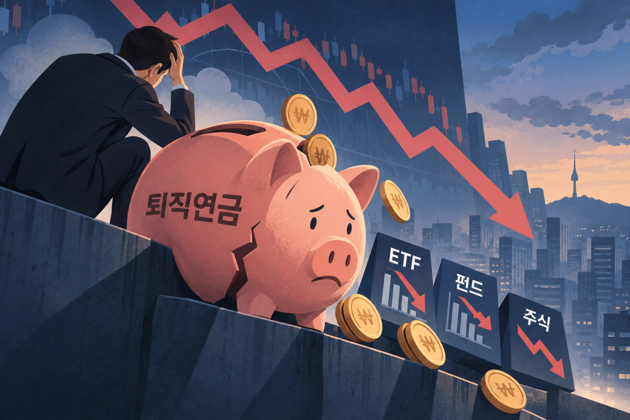 노후자금 덮친 증시 한파…퇴직연금 잔액 3개월새 12조원 '뒷걸음'