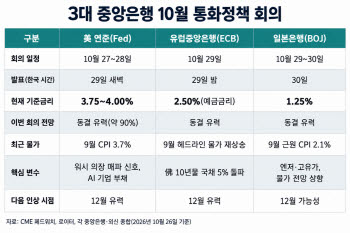 AI빚·고물가·고금리 ‘삼중 충격’…美·유럽·日 중앙銀 ‘긴축 딜레마’