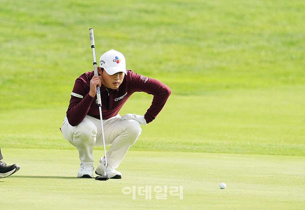  배용준, 신중히 읽는 버디 라인                                                                                                                                                                    