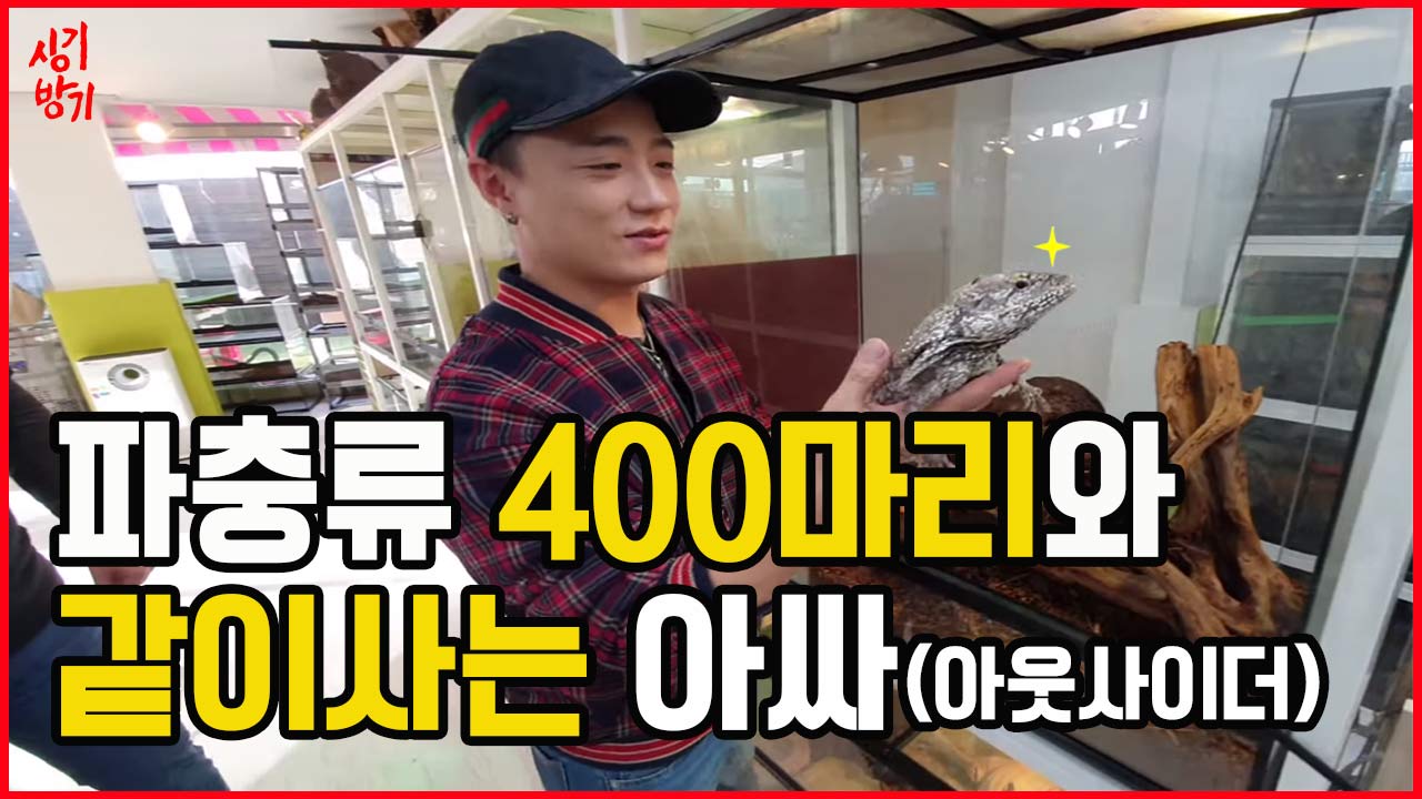 래퍼 아웃사이더, 파충류 400마리와 한집 살이.. 몸값이 5억원?