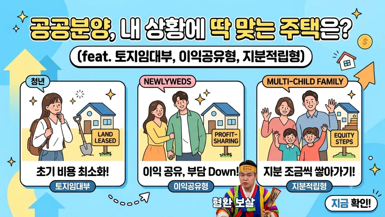 부동산 무엇이든 물어보살｜3억으로 내집마련 공공분양 ｜토지임대부 지분적립형 이익공유형이 뭐길래