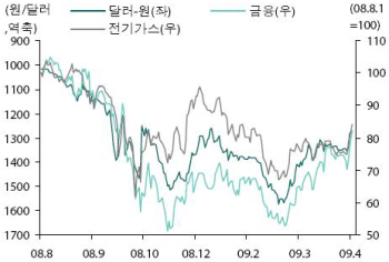 (오늘의차트)주가-환율 `절묘한 이중주`