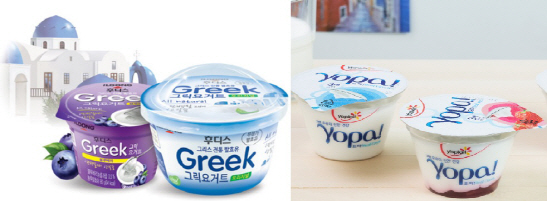 떠먹는 요구르트 1·2위社 '그릭요거트'로 간다