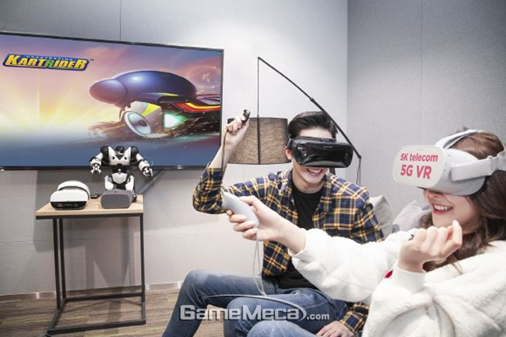 SK텔레콤은 넥슨과 손잡고 VR게임 3종을 개발한다 (사진출처: SK텔레콤 공식 홈페이지)