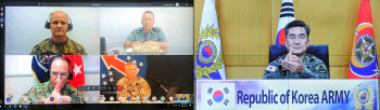 서욱 육군총장, '코로나' 상황서 실기동 훈련 국제 표준 제시