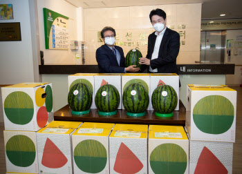 조원태 한진그룹 회장이 함안 수박 500통 사비로 기부한 사연