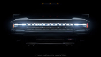 1000마력 몬스터 트럭 '허머 EV' 공개…2021년 출시