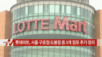  롯데마트, 서울 구로점·도봉점 등 3개 점포 추가 정리 外