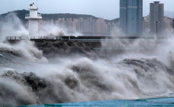 10호 태풍 ‘하이선’이 할퀸 부산·강원지역 피해 속출