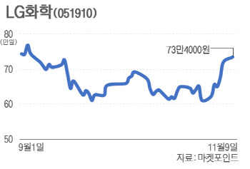 ‘바이든 시대’ 친환경 주목…시총 3위 올라선 LG화학