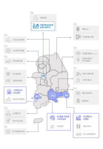 5G스마트공장·그린ESS…4차 규제자유특구 출범