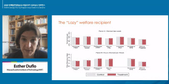 뒤플로 MIT 교수 "韓, 이미 선진경제…성장률 아닌 웰빙 중시해야"