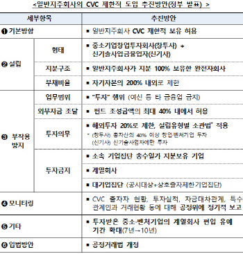 더 세진 지주회사 CVC 보유 규제…투자회사 총수일가엔 못 판다