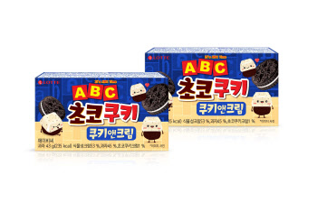 롯데제과 'ABC초코쿠키 쿠키앤크림' 출시 한달만에 500만개 판매