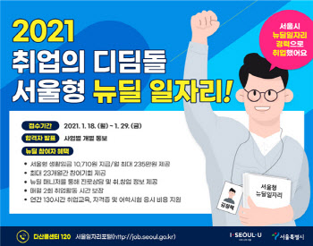 '취업 디딤돌' 서울형 뉴딜일자리, 올해 4200명 모집