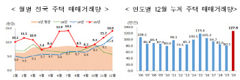 '패닉바잉'에…작년 주택매매량 128만건, 59% ‘껑충’