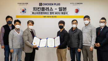 치킨플러스, 日 케어웍스와 마스터프랜차이즈 MOU 체결