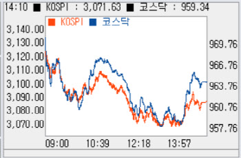 개인 순매수에도…970선 하회