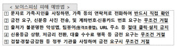 주민등록증 보내라는 자녀의 문자…보이스피싱 의심하세요